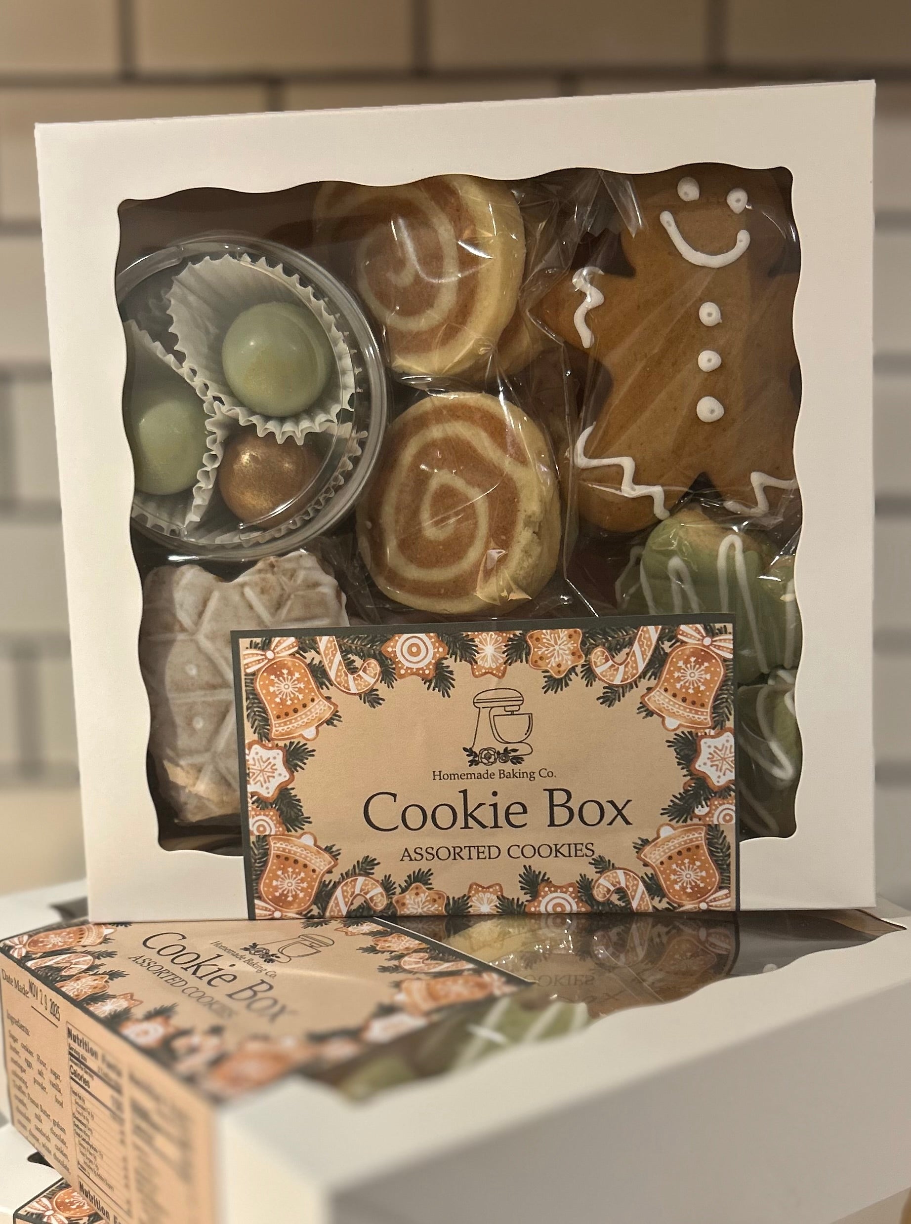 Christmas Edition Ginger Cookie Box