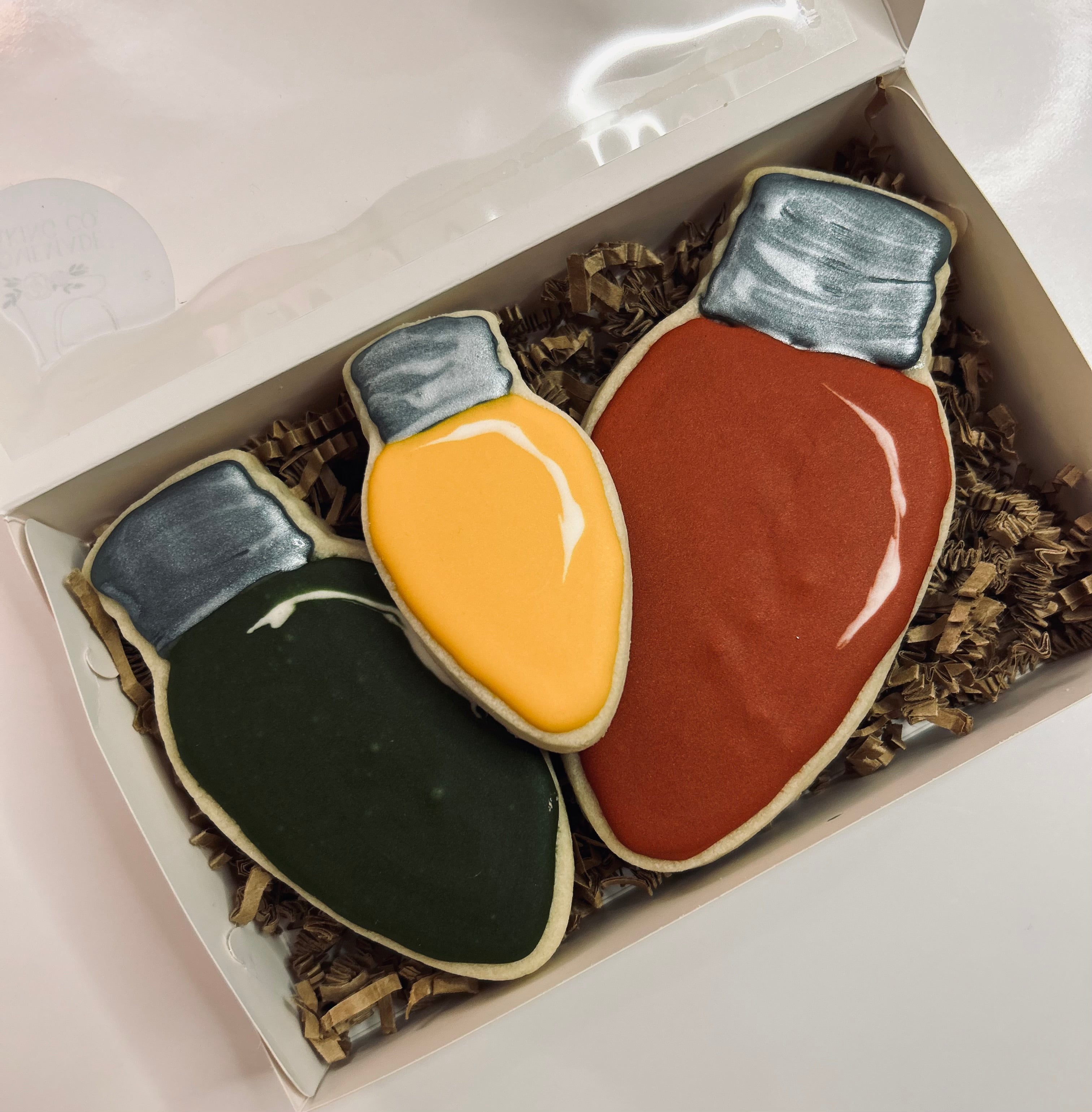 Christmas Lights Sugar Cookies